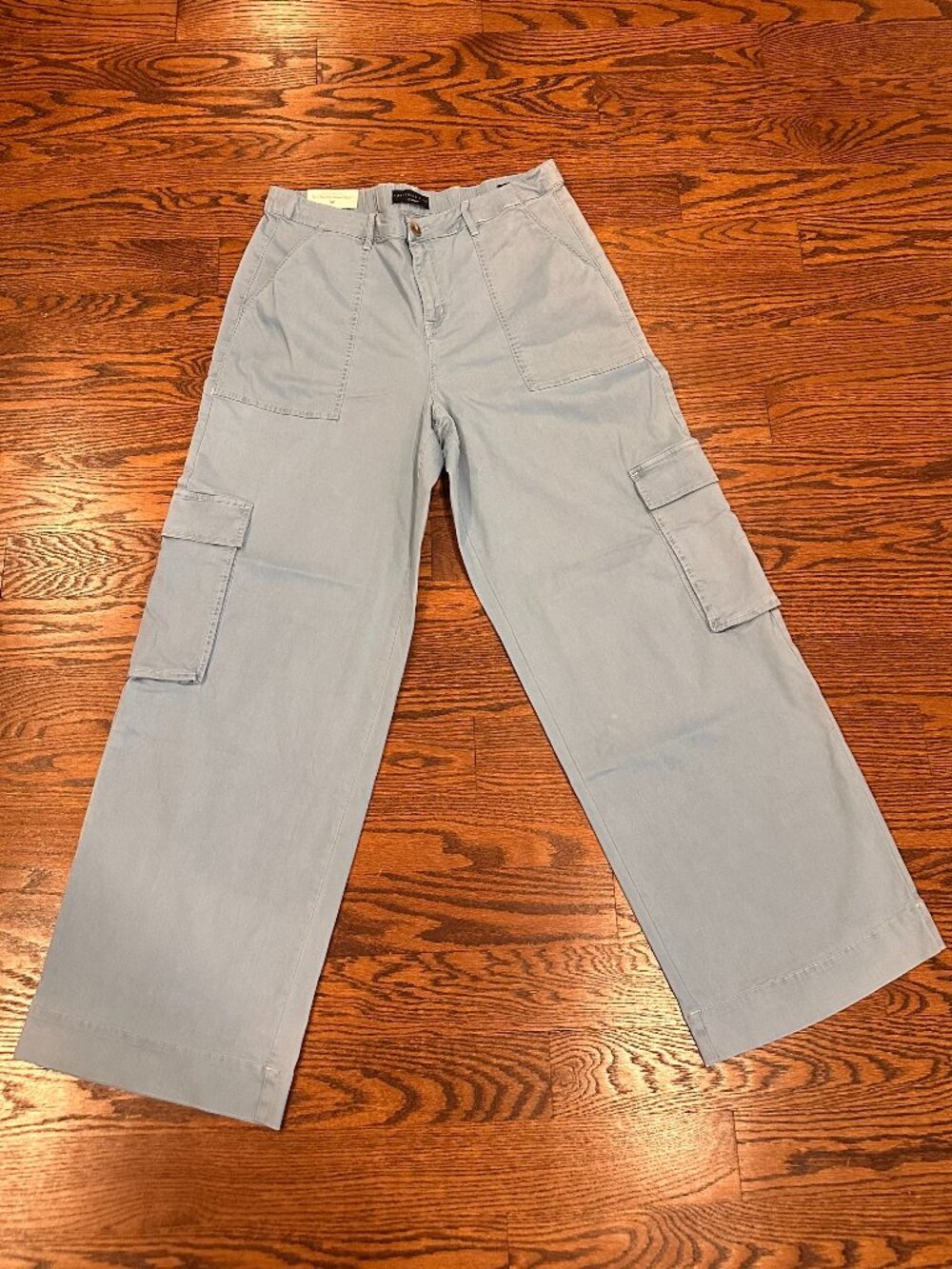 Sanctuary Denim Sunset Pant Relaxed Cargo Pants Size 32 Light Blue